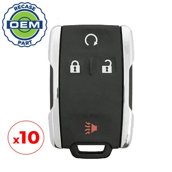 10 x 2013-2015 GMC Sierra Canyon / 4-Button Keyless Entry Remote / PN: 13580082 / M3N-32337100 (OEM Recase)