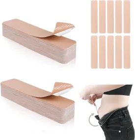 50 Pcs Tummy Tape Pre Cut Belly Tape Back Fat Tape Kinesiology Lift Body Tape Elastic Skin Tape for Leg Stoma Backless Dresses Wedding Pregnancy