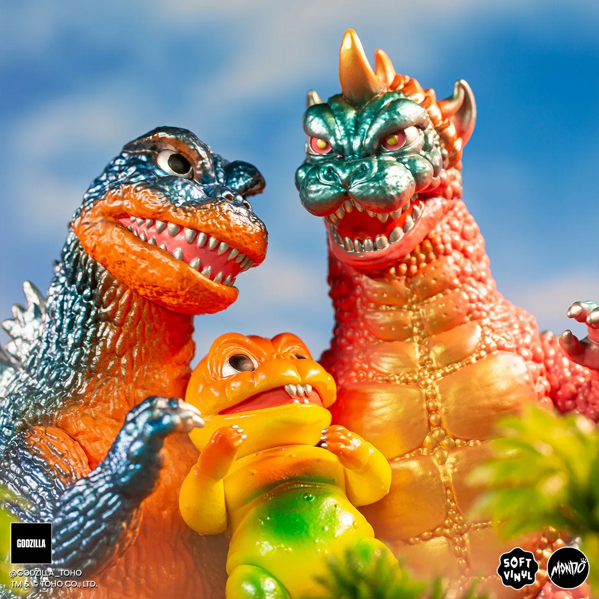 All Monsters Attack Soft Vinyl Figure Set - Tropical Variant