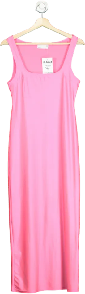 ASOS Design Pink Maxi Dress UK 10