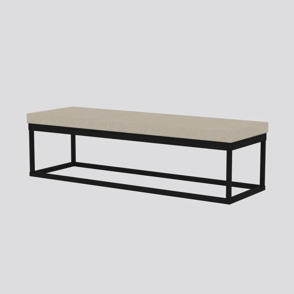 Bazil Faux Leather Dining Bench
