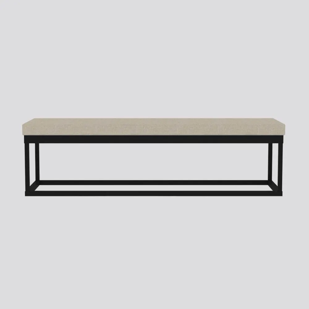 Bazil Faux Leather Dining Bench