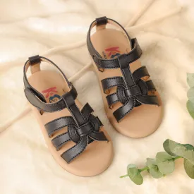 Black Gladiator Sandals