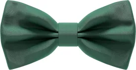 Bow Tie House Satin Classic Pre-Tied Bow Tie Formal Solid Tuxedo for Adults & Children