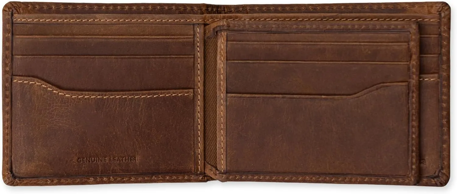 Columbia Men's Everyday Bifold Wallet-Multiple Card Slots, Id Window