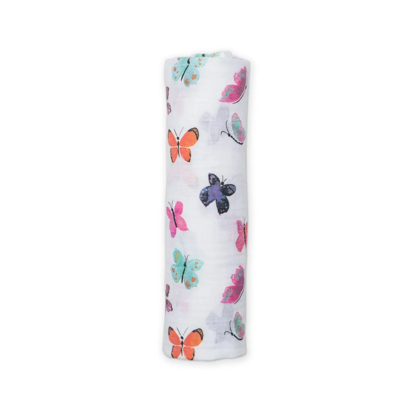 Cotton Muslin Swaddle - Butterfly | Lulujo