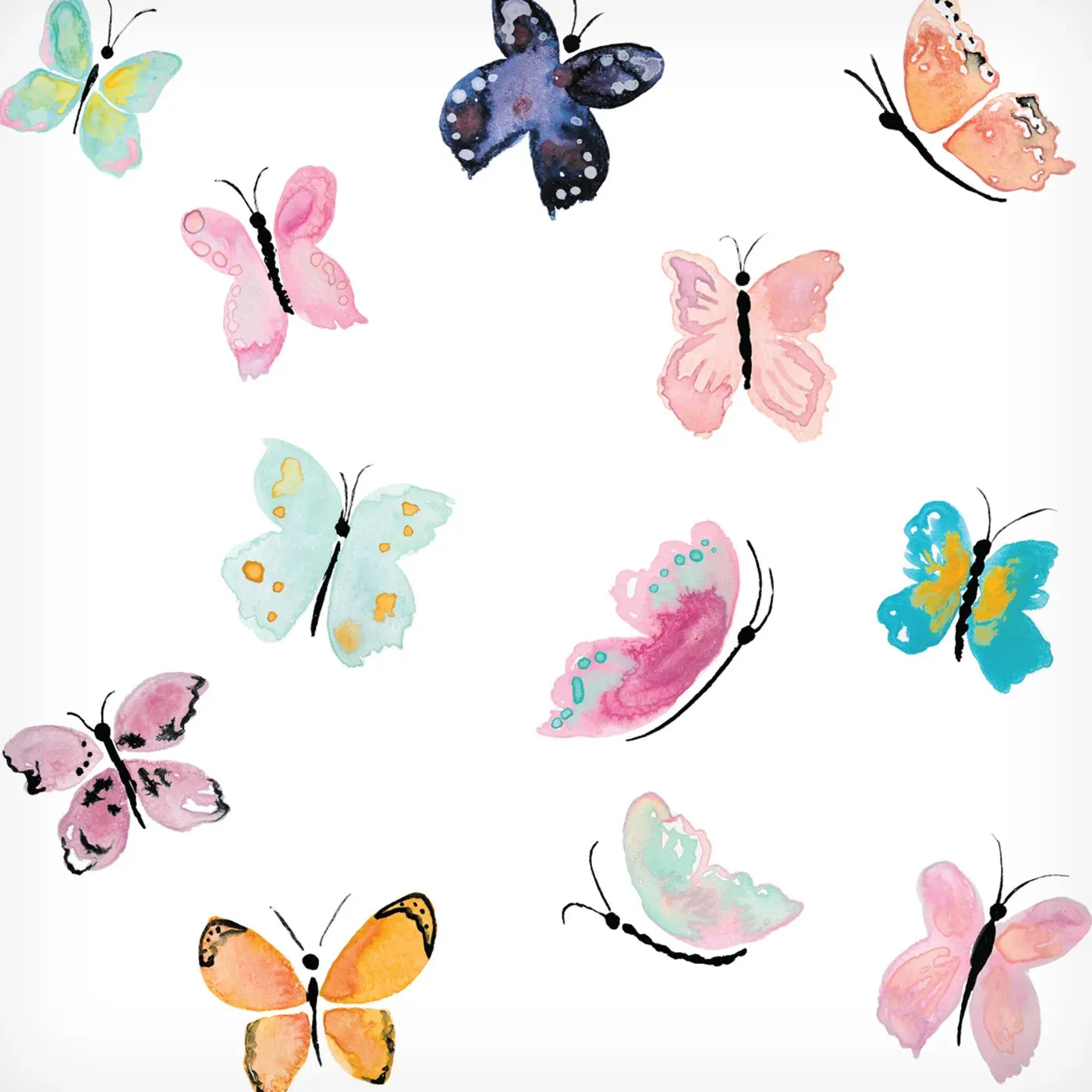 Cotton Muslin Swaddle - Butterfly | Lulujo