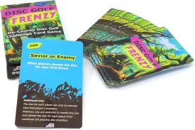 Disc Golf Frenzy  On-Course Disc Golf Challenge Card Game  Exciting, Competitive and Fun Challenge Cards for Disc Golf  for Players of All Skill Levels  2-5 Players