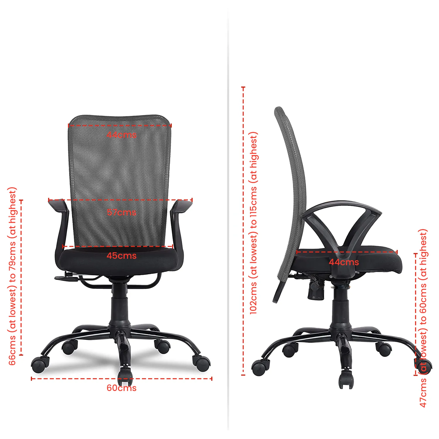 Green Soul Seoul Mid Back Basic Chair