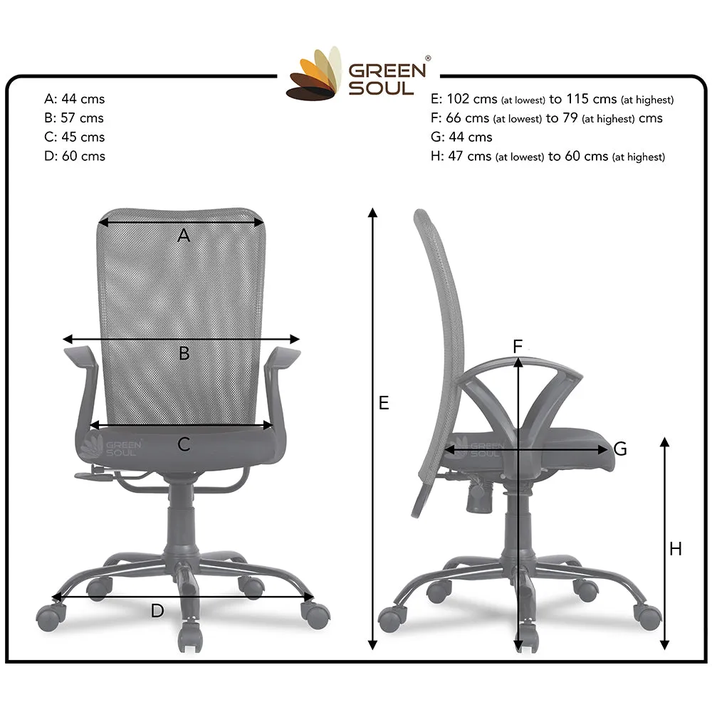 Green Soul Seoul Mid Back Basic Chair