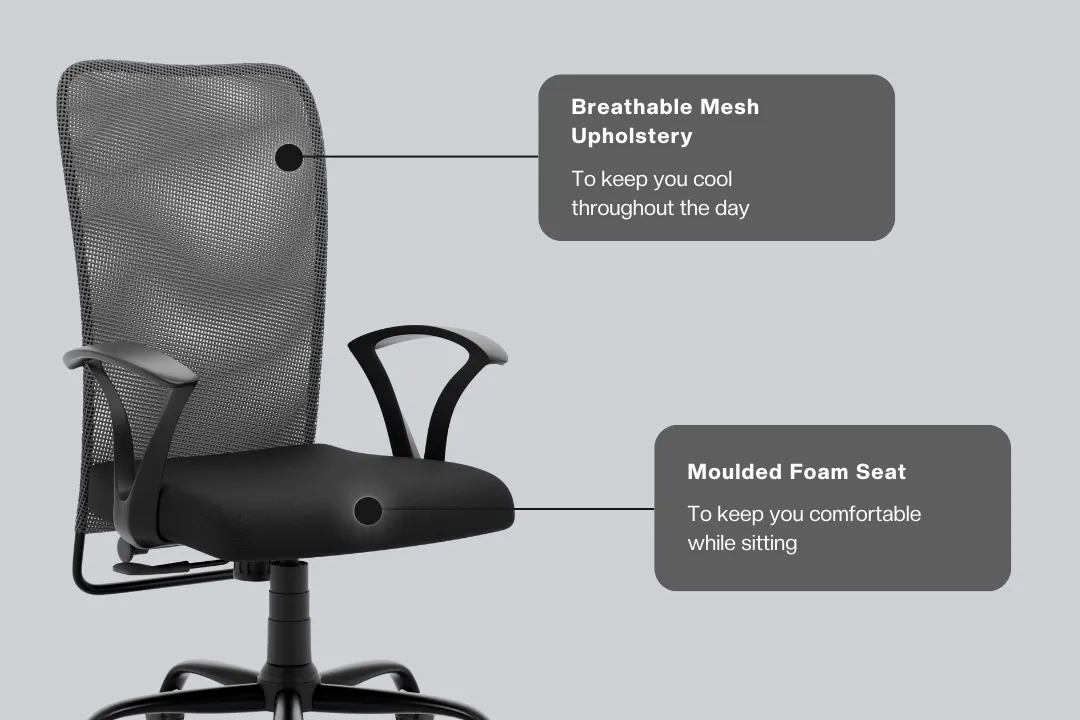 Green Soul Seoul Mid Back Basic Chair