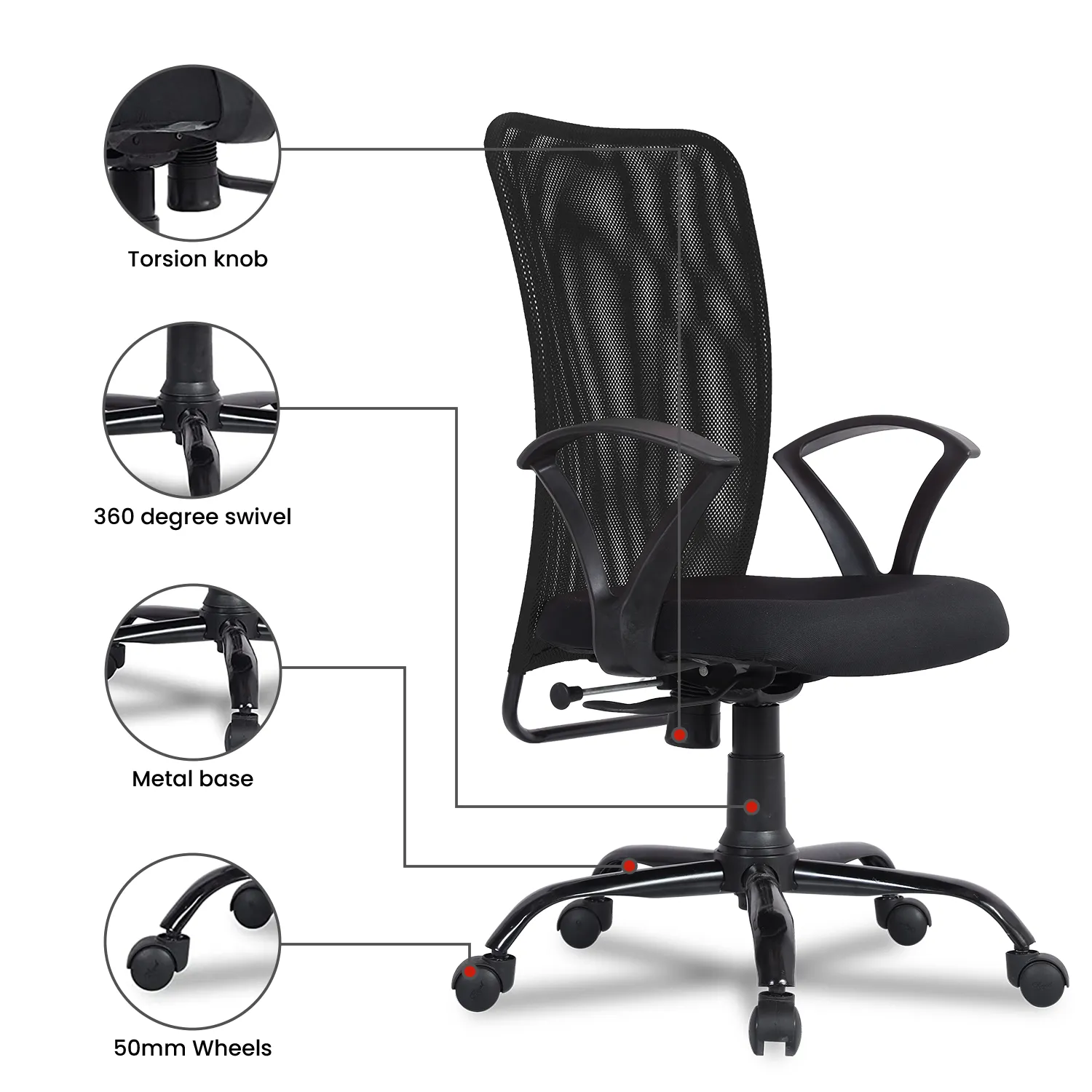 Green Soul Seoul Mid Back Basic Chair