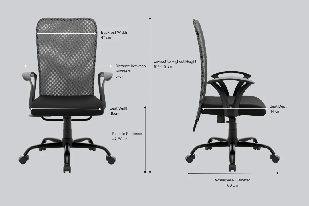 Green Soul Seoul Mid Back Basic Chair