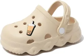 INMINPIN Kids Cute Clogs Cartoon Garden Shoes Boys Girls Slides Slippers Indoor Outdoor Children Water Shower Beach Pool Sandals
