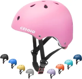 Kids Bike Helmet,Toddler Skateboard Helmets for Ages 2-3-5-8-14 Years Boys GirlsAdjustable Multi-Sport Bicycle Skateboarding Football Roller Skating Scooter Rollerblade Balance Bike Helmet