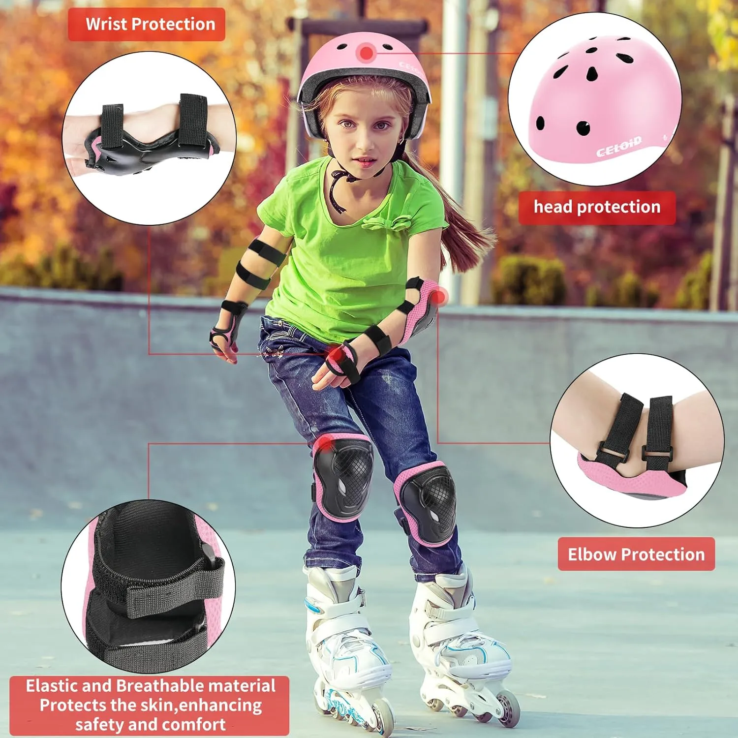 Kids Bike Helmet,Toddler Skateboard Helmets for Ages 2-3-5-8-14 Years Boys GirlsAdjustable Multi-Sport Bicycle Skateboarding Football Roller Skating Scooter Rollerblade Balance Bike Helmet