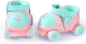 Kids Children's Adjustable Quad Roller Skates Wheels Lock Boys Girls Roller Skate for Beginners Toddlers Baby