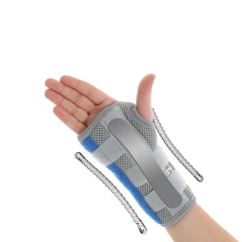 Kids Wrist Support Immobilizer Pediatric Wrist Brace Night Support With Splint To Aid Sprains Strains Support Tendonitis Carpal Tunnel Juvenile Arthritis (Left hand, Large)