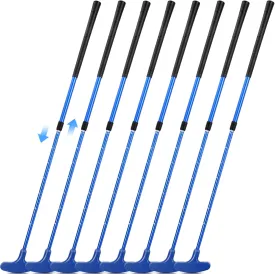 Leyndo 8 Pack Golf putters for Men and Women Two Way Mini Golf Putter Adjustable Length Right or Left Handed Golfers Kids Clubs Set for Teenagers Junior Adult