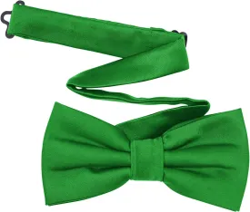 Men's Pre-Tied Satin Formal Tuxedo Bowtie Adjustable Length Satin Bow Tie