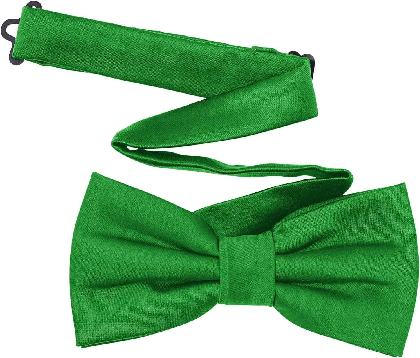 Men's Pre-Tied Satin Formal Tuxedo Bowtie Adjustable Length Satin Bow Tie