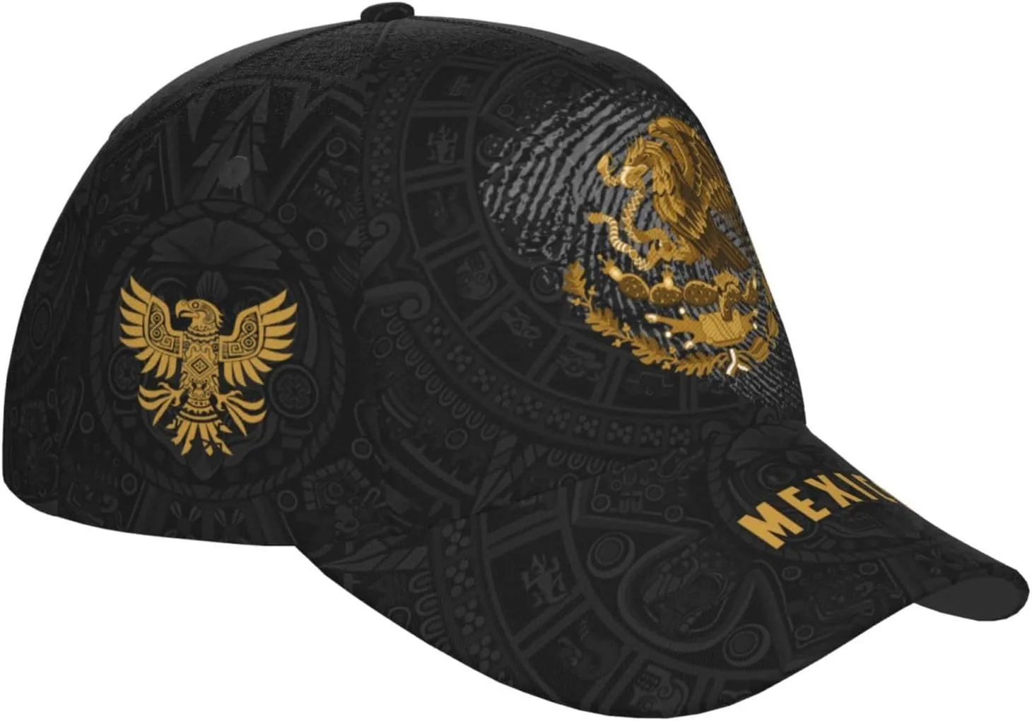 Mexican Eagle Baseball Cap Unisex Mexican Flag Hat Patriotic Baseball Cap Novelty Mexico Hat for Men and Women