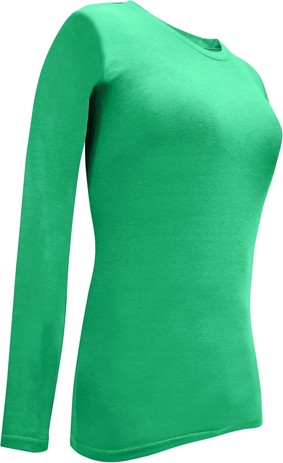 Natural Uniforms Women's Under Scrub Tee Crew Neck Long Sleeve T-Shirt Pack of 2 - Multi Pack of 2