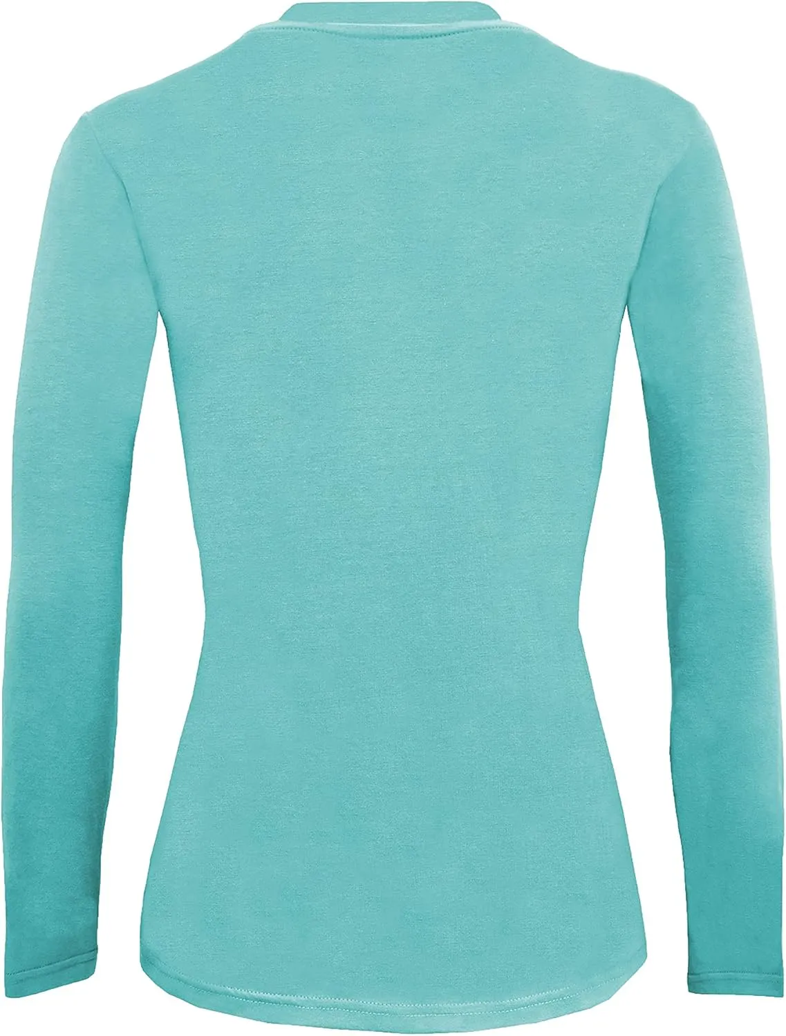 Natural Uniforms Women's Under Scrub Tee Crew Neck Long Sleeve T-Shirt Pack of 2 - Multi Pack of 2