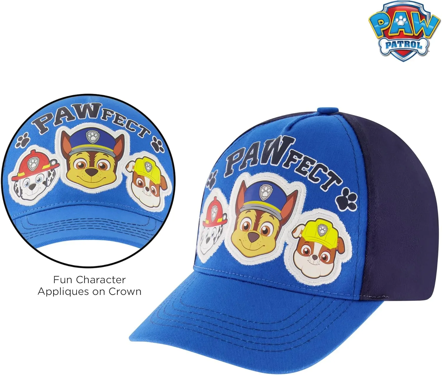Nickelodeon Baseball Cap, Paw Patrol Marshall Adjustable Toddler 2-4 Or Boy Hats for Kids Ages 4-7