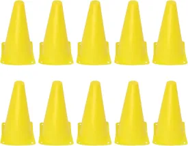 OUKENS Soccer Cones,10 Pack Cones Sports Training Agility Field Marker Plastic Cones for Skating Basketball Football Practice Drills, Indoor Outdoor Activity Events Games Obstacle Course 9 Inch/23cm