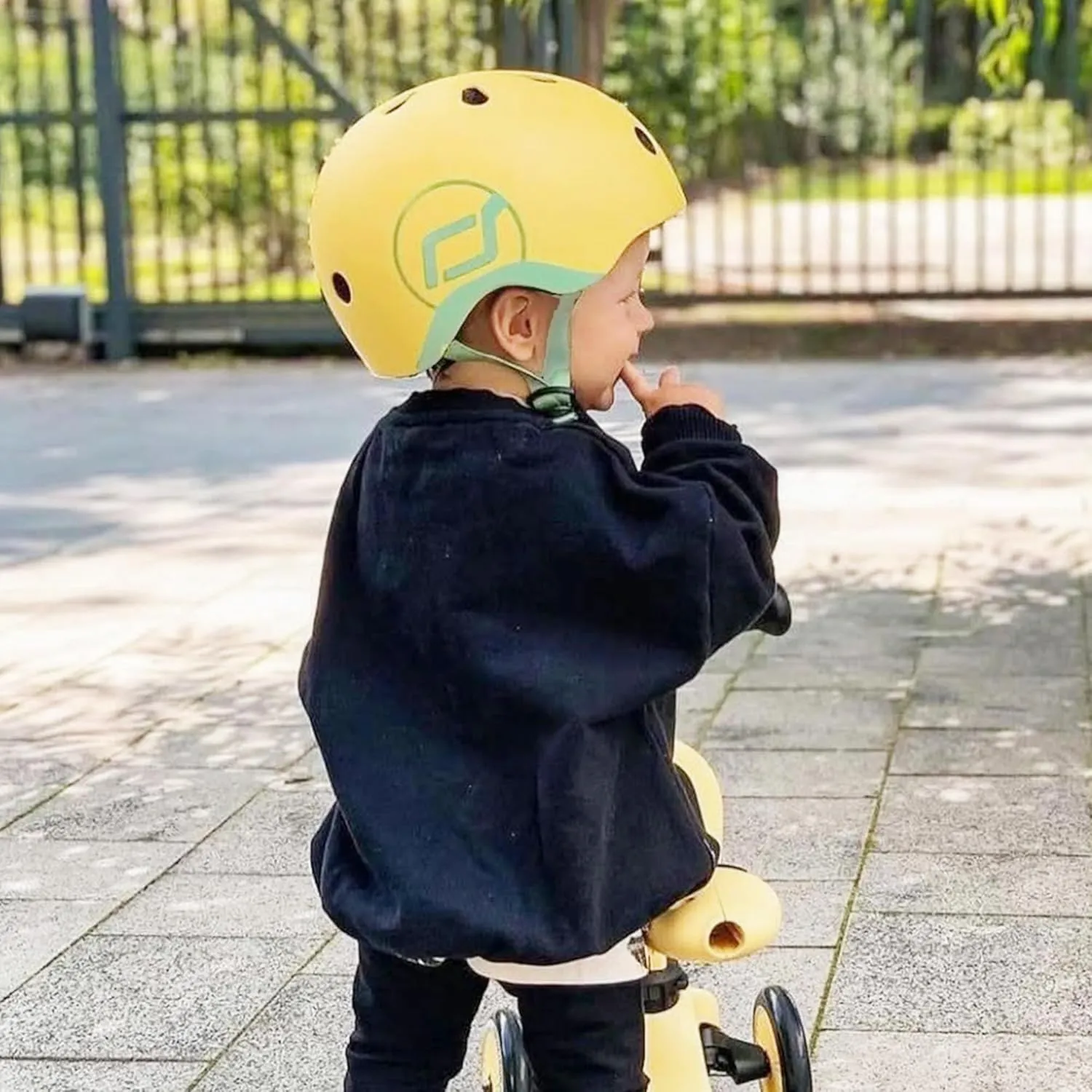 Scoot & Ride Toddler Kids Bike and Scooter Child Safety Helmet with LED Light for Boys and Girls Youth Roller Sports, XXS