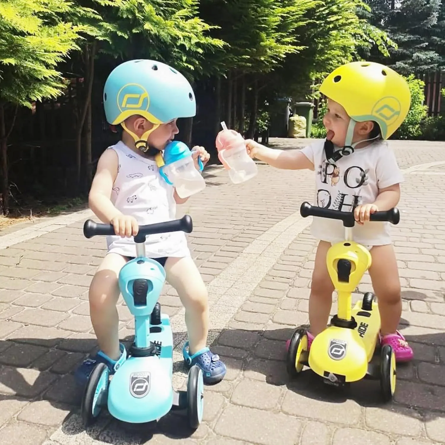 Scoot & Ride Toddler Kids Bike and Scooter Child Safety Helmet with LED Light for Boys and Girls Youth Roller Sports, XXS