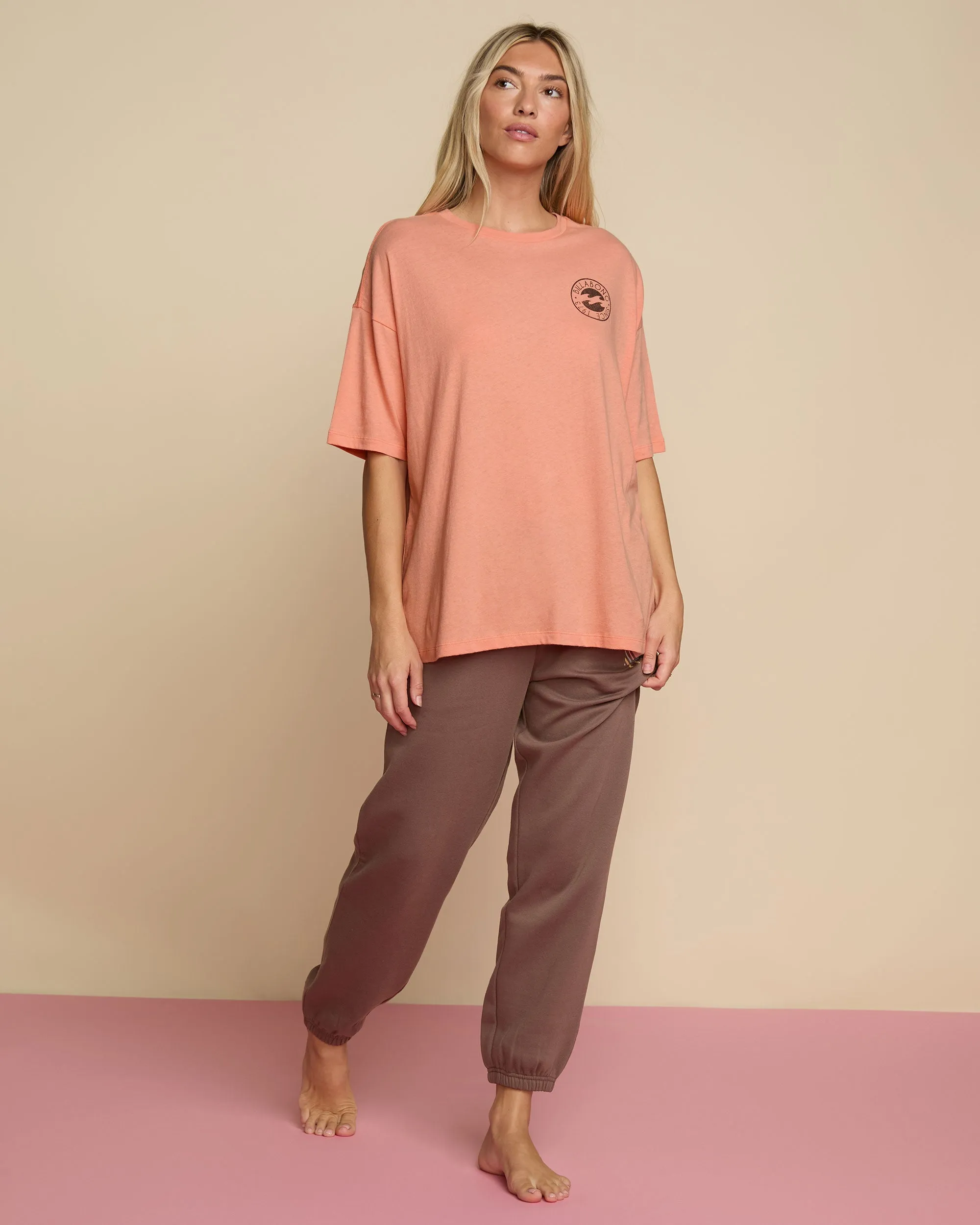 The Sun Is Coming Short Sleeve Tee - Peach Out