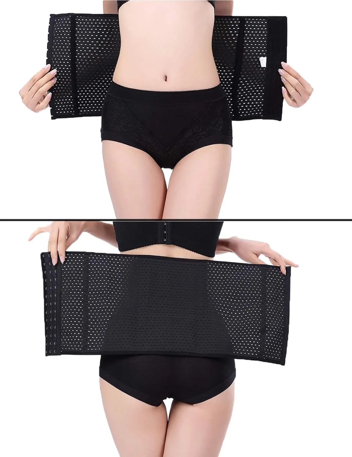 Youloveit Women's Waist Trainer Corset for Everyday Wear Steel Boned Tummy Control Body Shaper with Adjustable Hooks